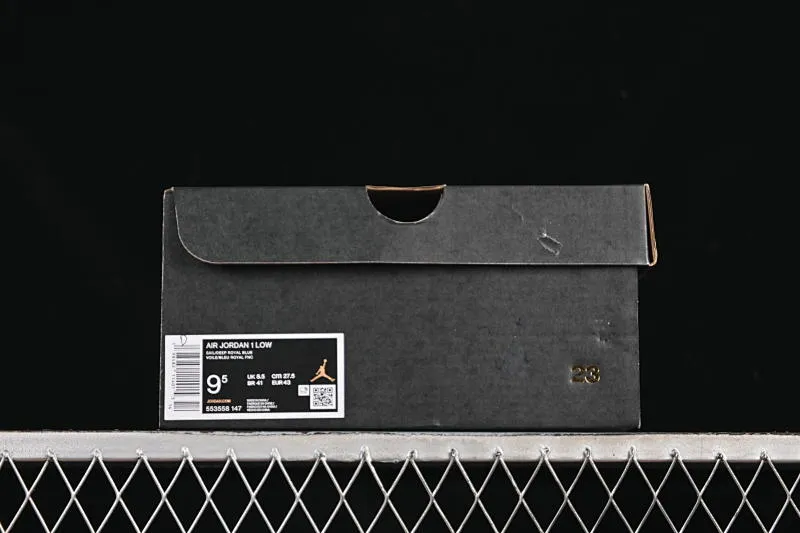 All categories Air Jordan Jordan series basketball shoes Air Jordan 1 Low Air Jordan 1 Low AJ1 Joe 1 blue and green color matching low-top cultural casual sneakers 553558-147